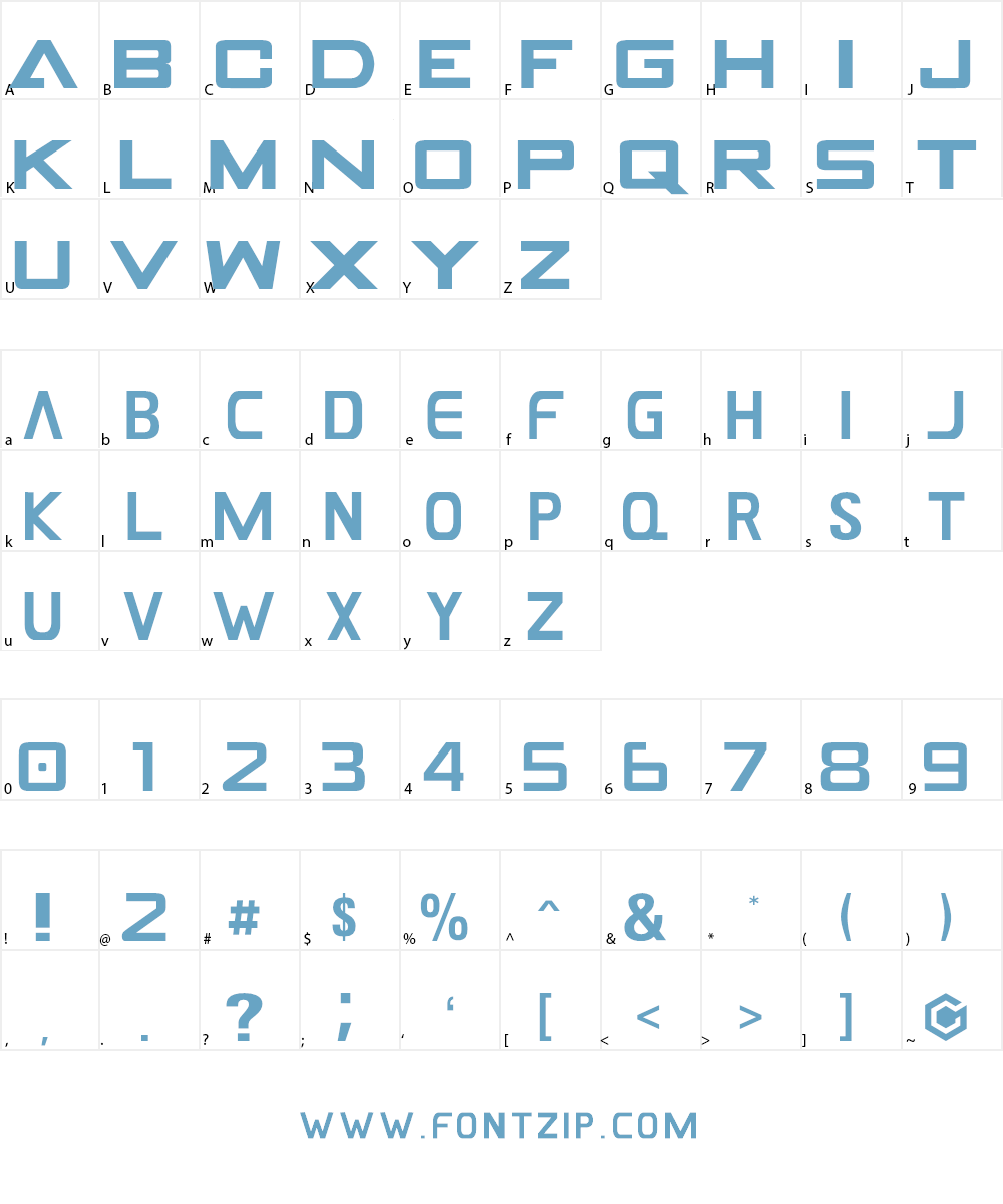 GAMECUBEN Font Character